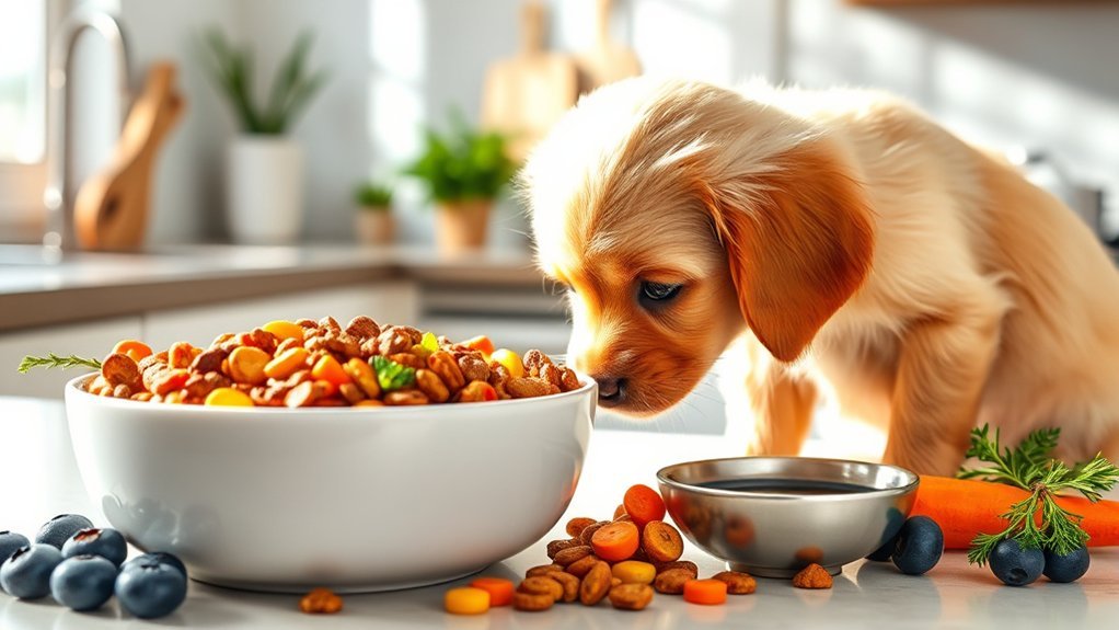 gradual puppy food introduction