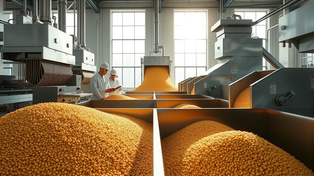grain cleaning and processing