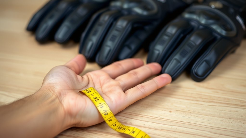 hand measurement for gloves
