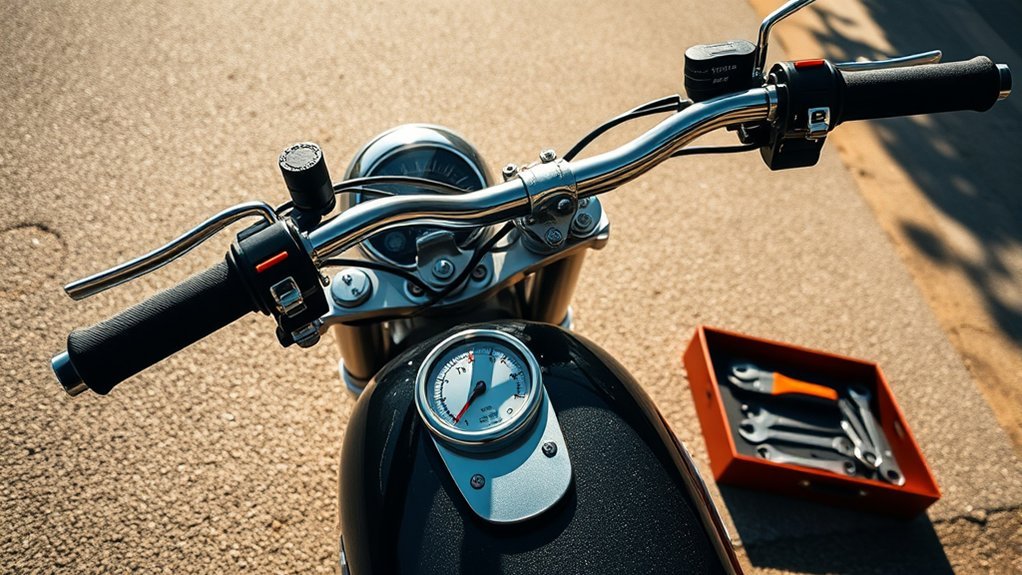 heavy motorcycle steering issues