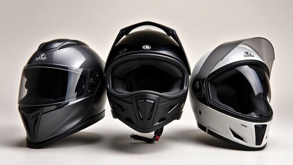 helmet types and comparisons