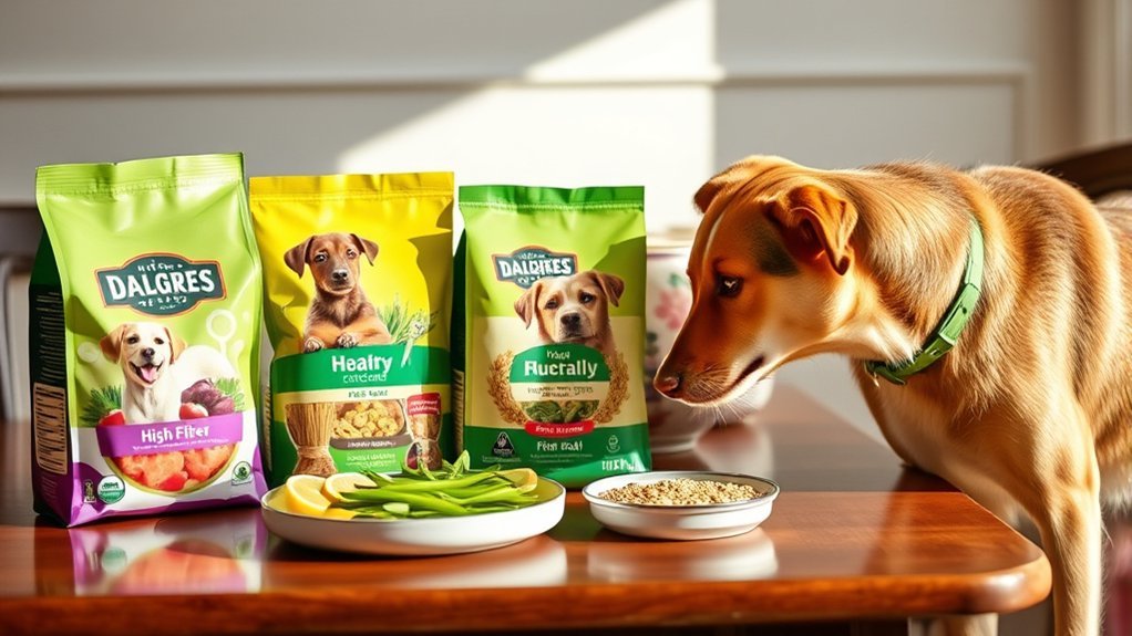 high fiber dog food brands