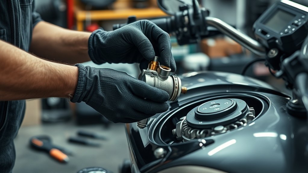 identifying motorcycle fuel pump issues