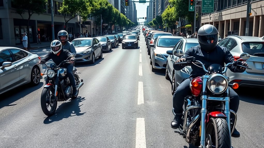 lane splitting and filtering