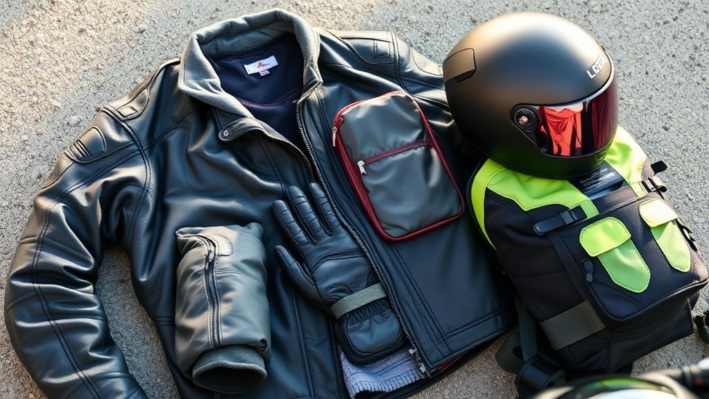 layered clothing for safety