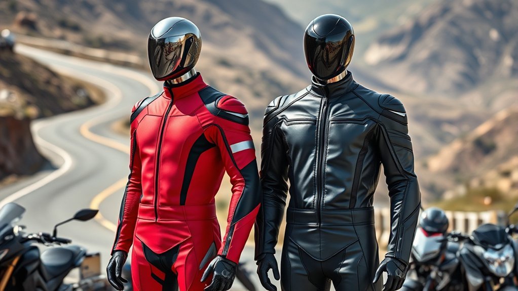 leather vs textile gear