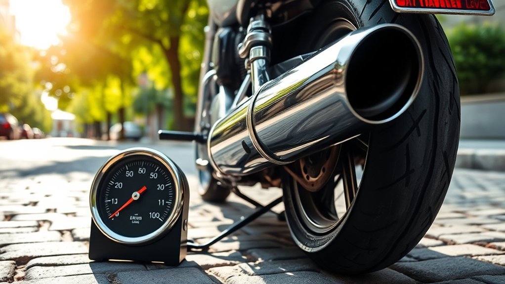 maintain motorcycle exhaust compliance