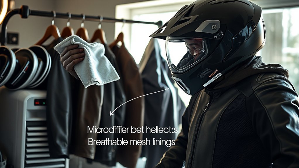 manage moisture in gear