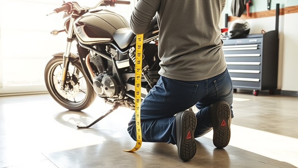 measuring inseam for motorcycles