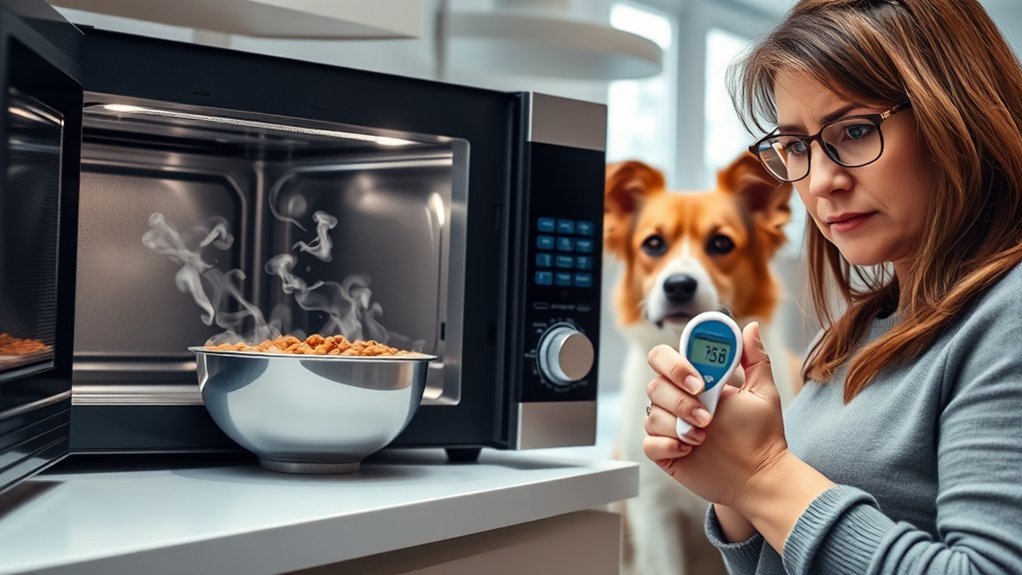 microwave dog food risks