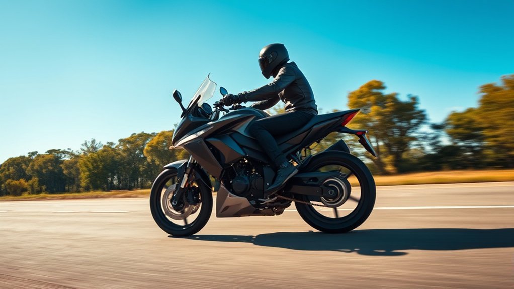 minimize motorcycle wind turbulence