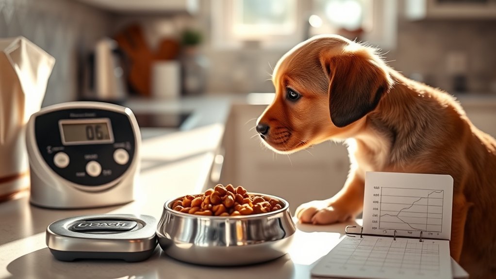 monitor dog s weight transition