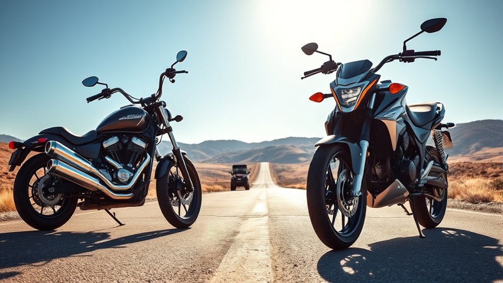 motorbikes versus motorcycles explained