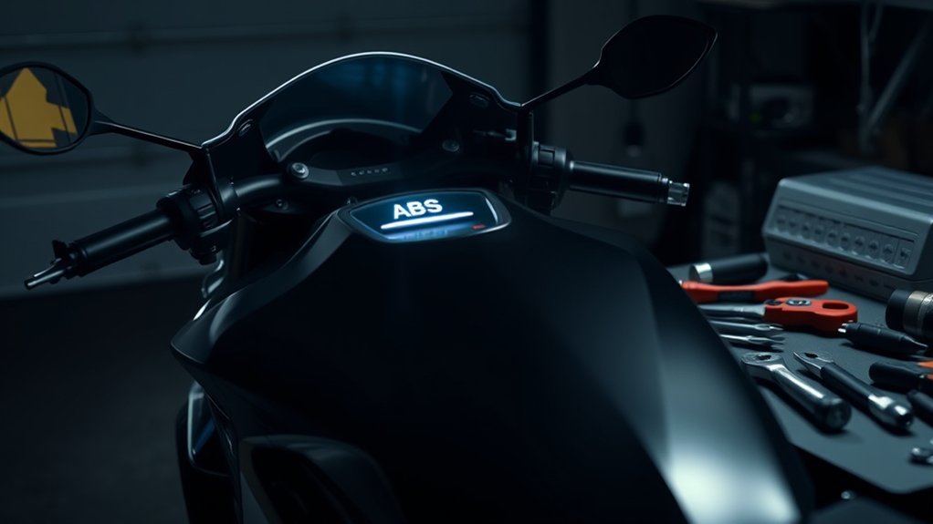 motorcycle abs light troubleshooting steps
