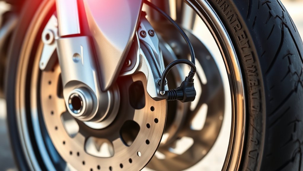 motorcycle anti lock braking system