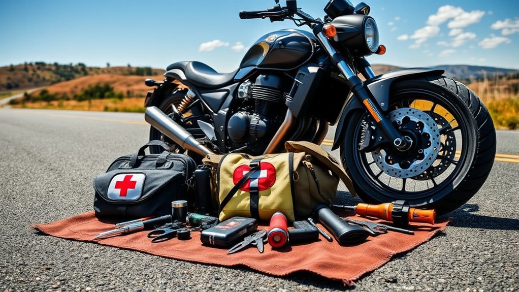 motorcycle emergency road kit