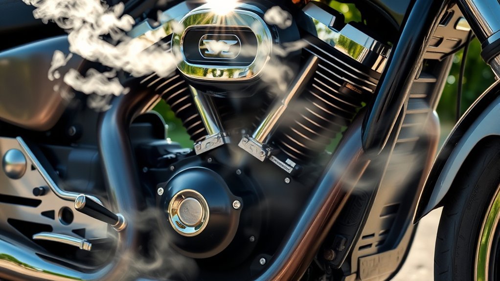motorcycle engine overheating issues
