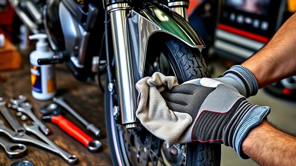 motorcycle fork maintenance importance