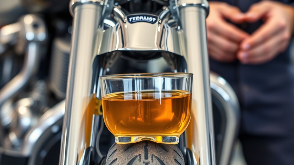 motorcycle fork oil explained
