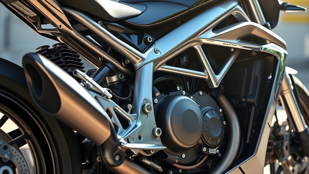 motorcycle frame and bodywork