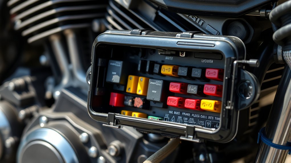 motorcycle fuse box issues