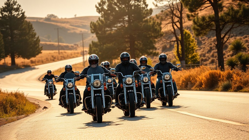 motorcycle group riding safety
