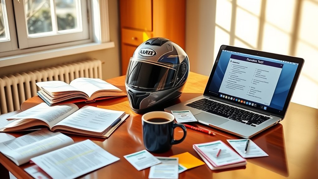 motorcycle permit test tips