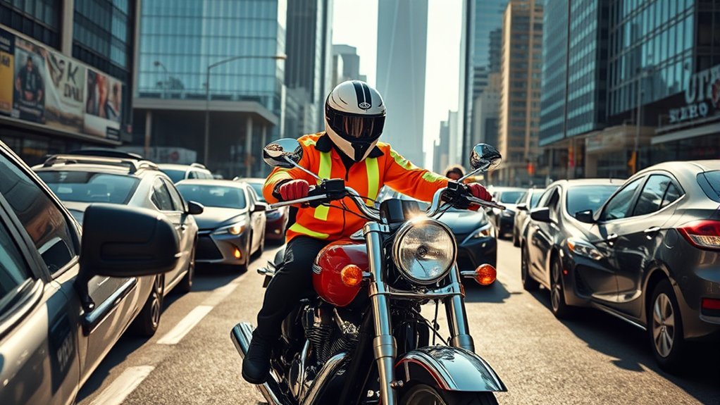 motorcycle safety in traffic