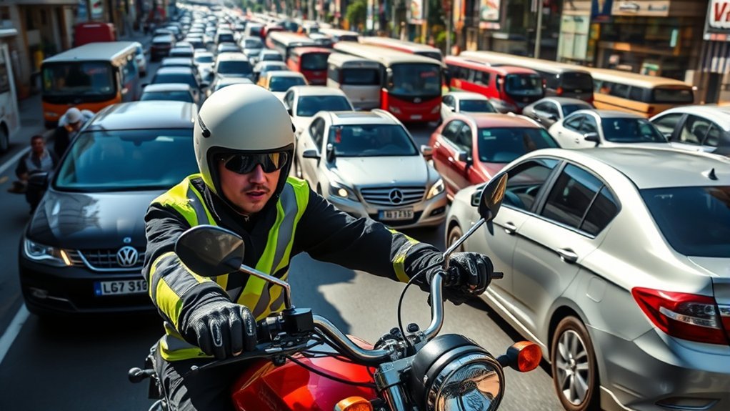 motorcycle safety traffic dynamics
