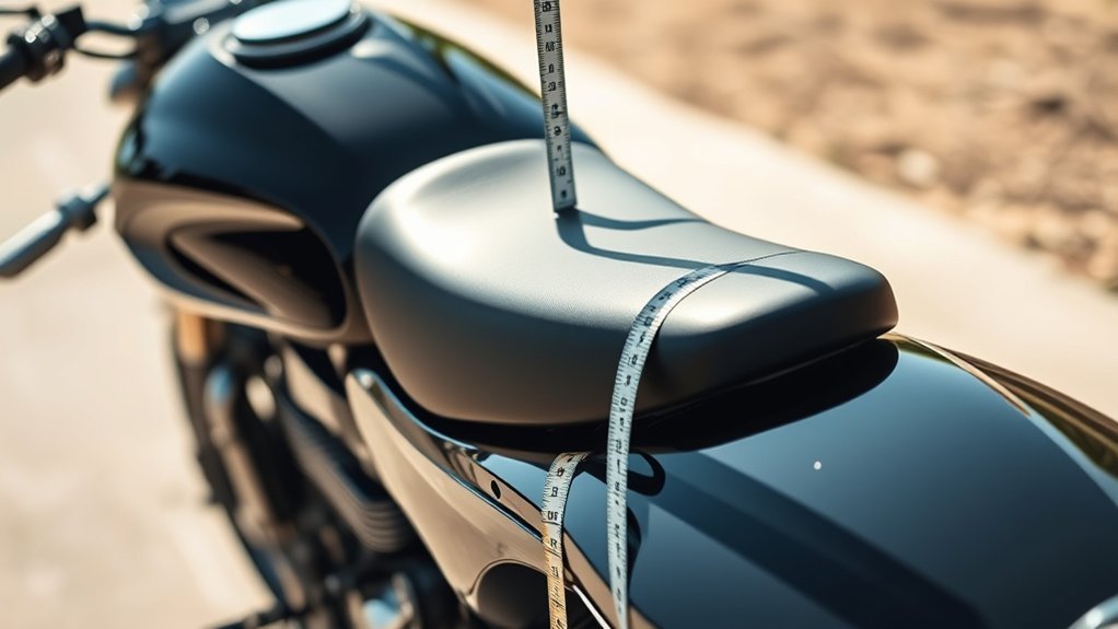motorcycle seat height measurement
