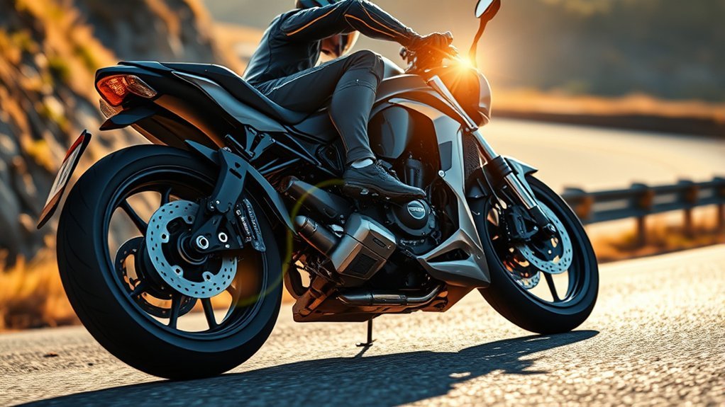 motorcycle stability enhancement feature