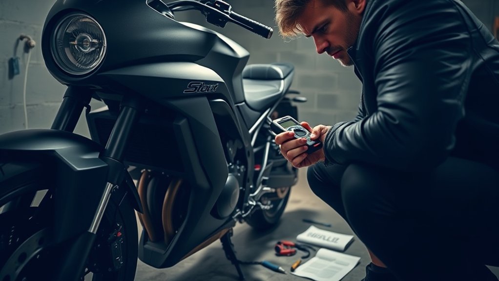 motorcycle starting issue troubleshooting