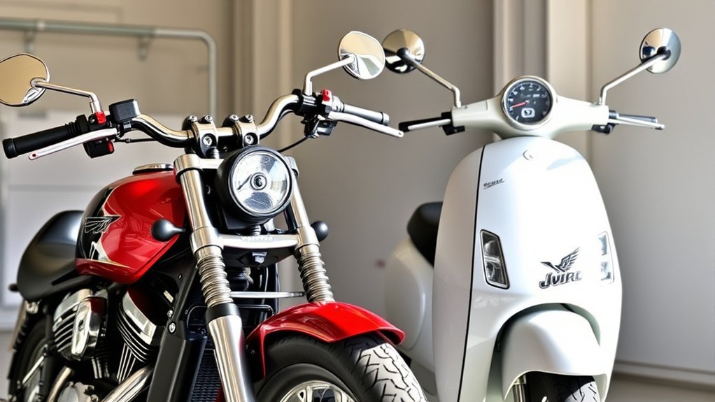 motorcycles versus scooters explained