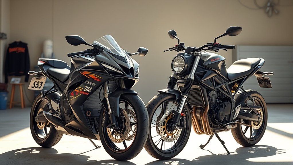 naked bikes minimalist design advantages