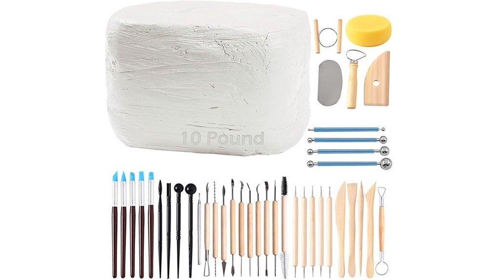 natural air dry clay review