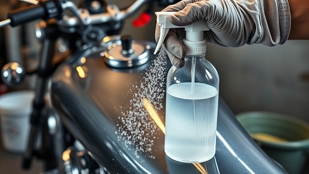 neutralize salt with baking soda