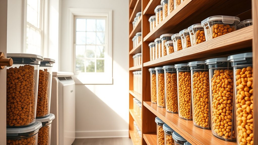 optimal pet food storage
