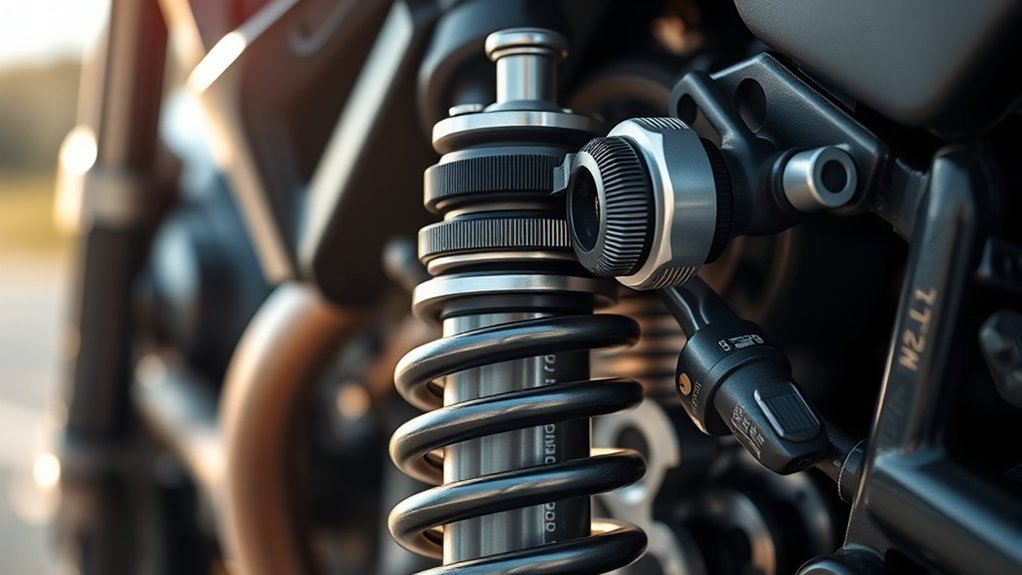 optimize motorcycle suspension settings