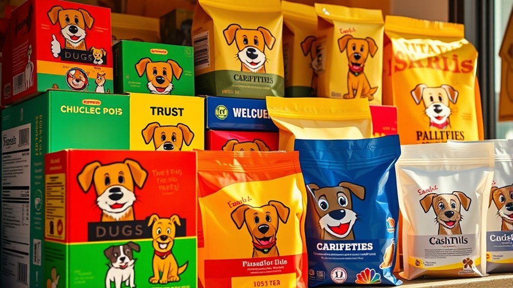 packaging influences dog food choices