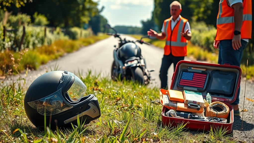post motorcycle crash actions