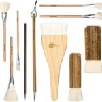 pottery glaze brush evaluation