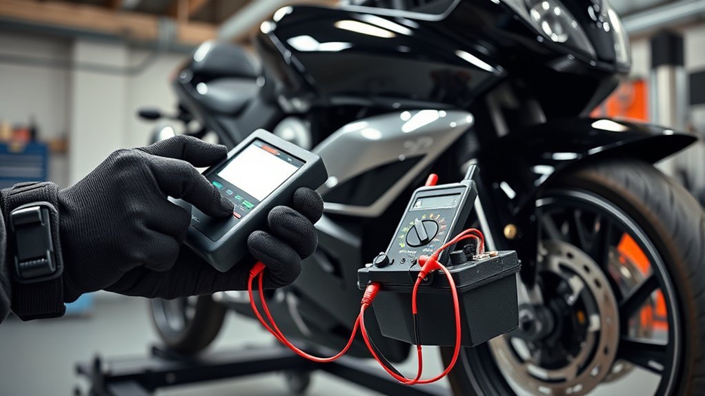 prevent motorcycle battery drain