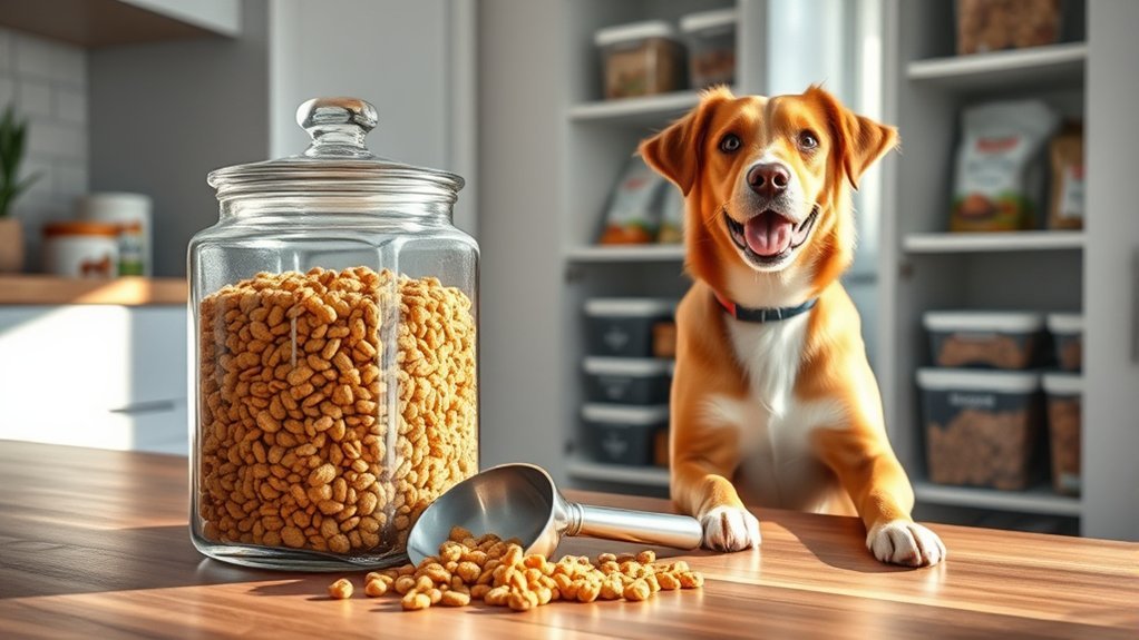 proper dog food storage