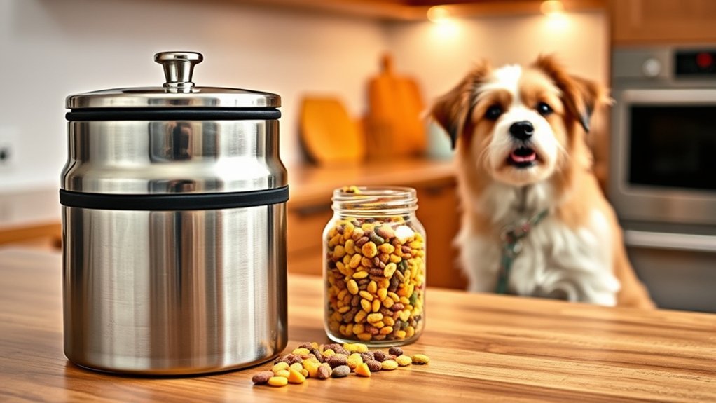 proper dog food storage