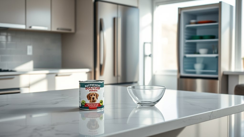 proper dog food storage