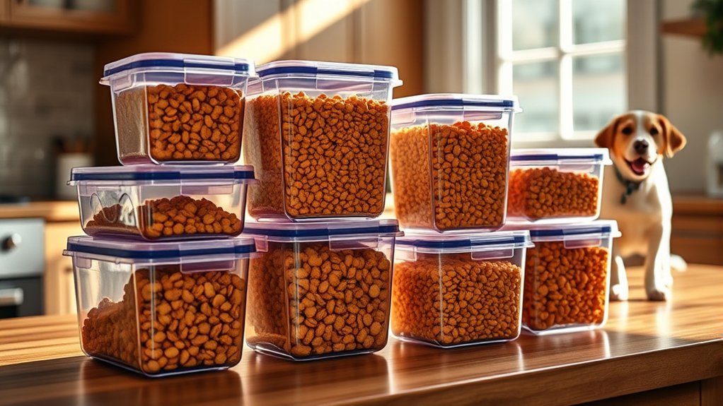 proper dog food storage