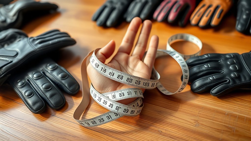 proper fit using size charts