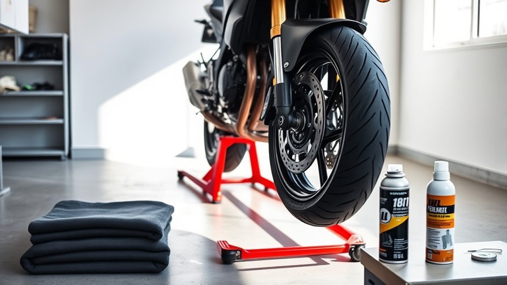 proper motorcycle tire storage