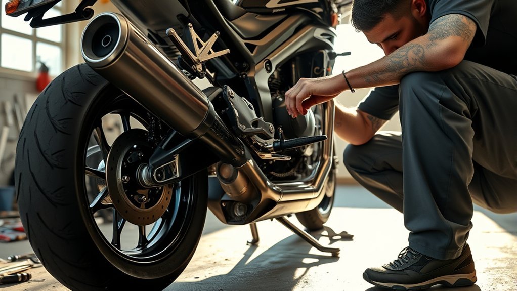 proper shifter and brake positioning