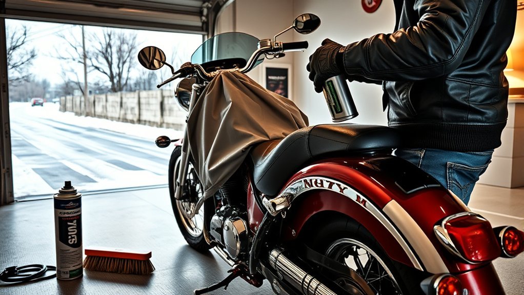 protect motorcycle from corrosion